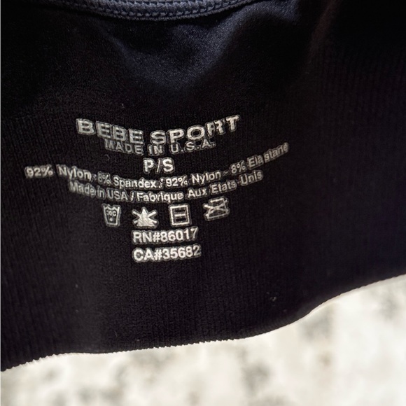 BEBE Black bralette Girls 10/12 - Picture 3 of 5